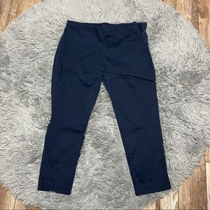 Old Navy High-Waisted Twill Super Skinny Ankle Pants for Women in Navy Size 14 P